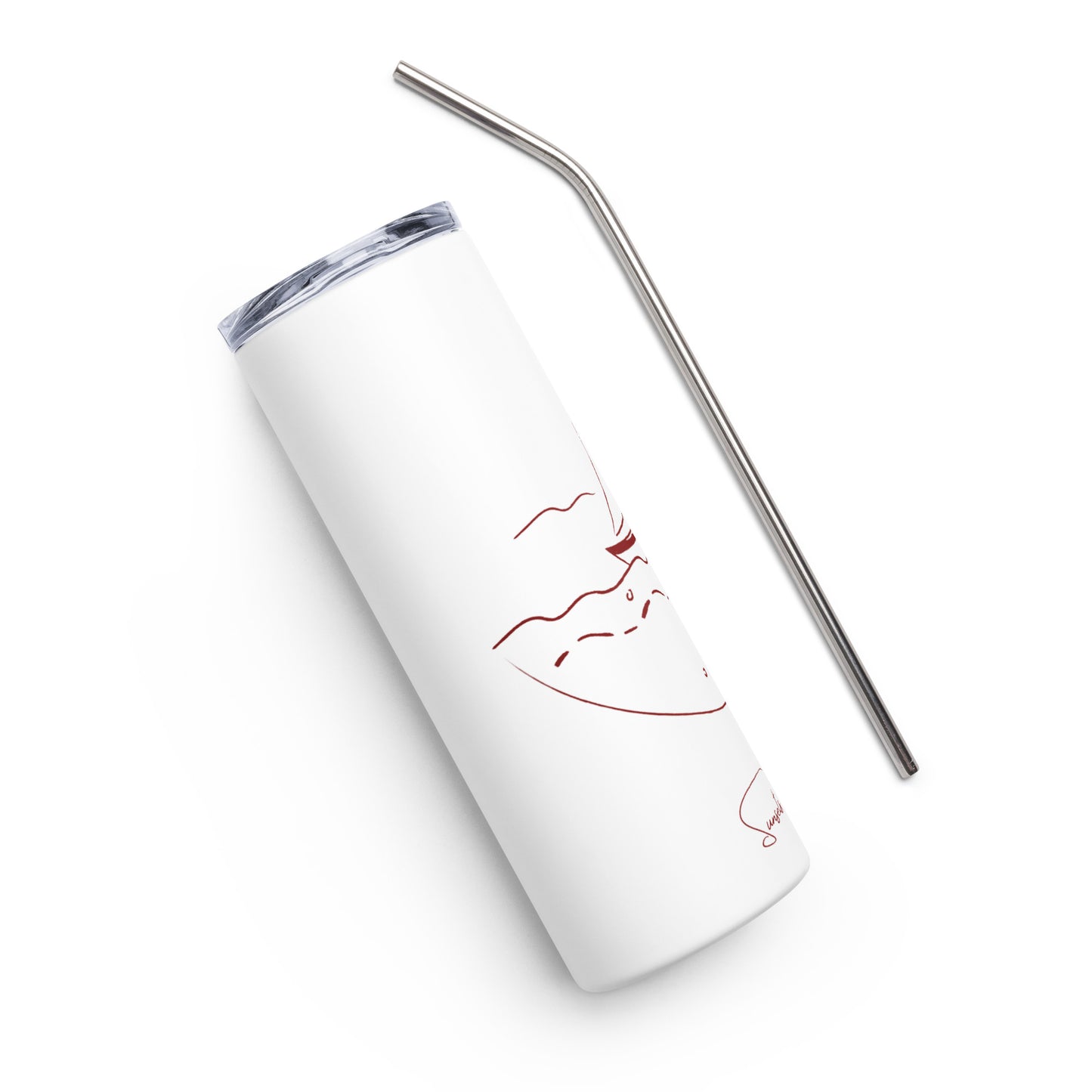 Stainless Steel Tumbler: Sunsets > People "Sail Away"