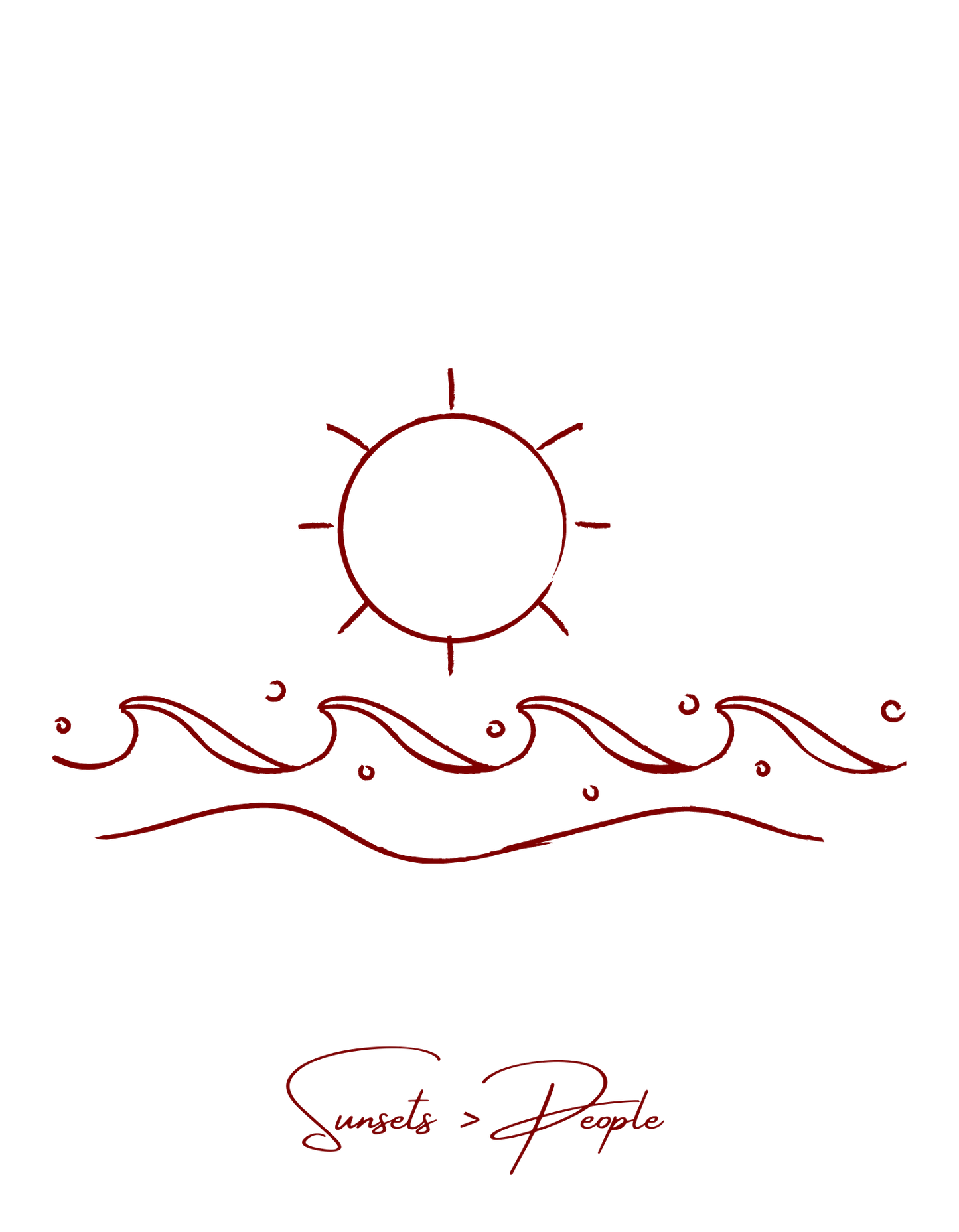 Stainless Steel Tumbler: Sunsets > People "Sun and Waves"