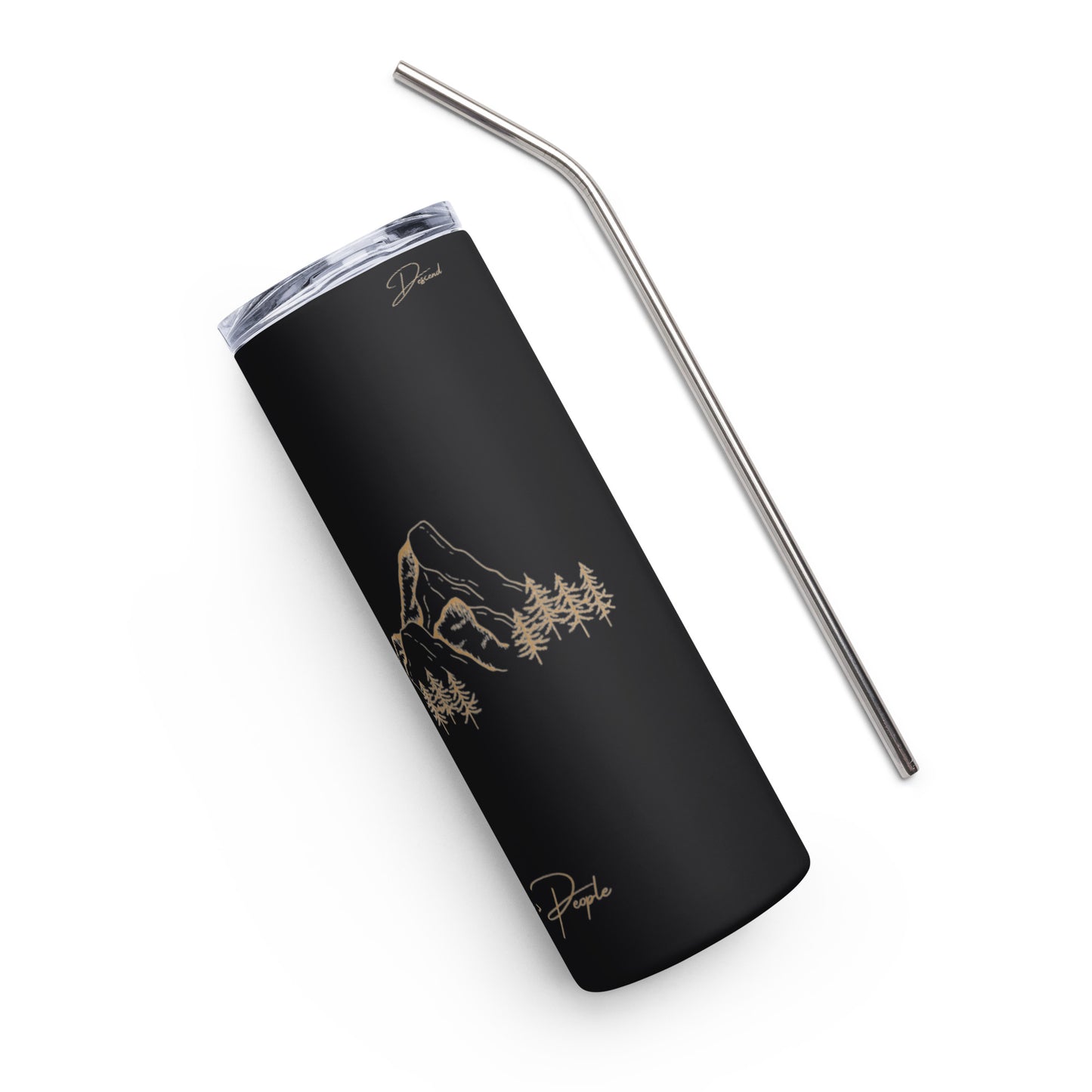 Stainless Steel Tumbler: Mountains > People "Classic"