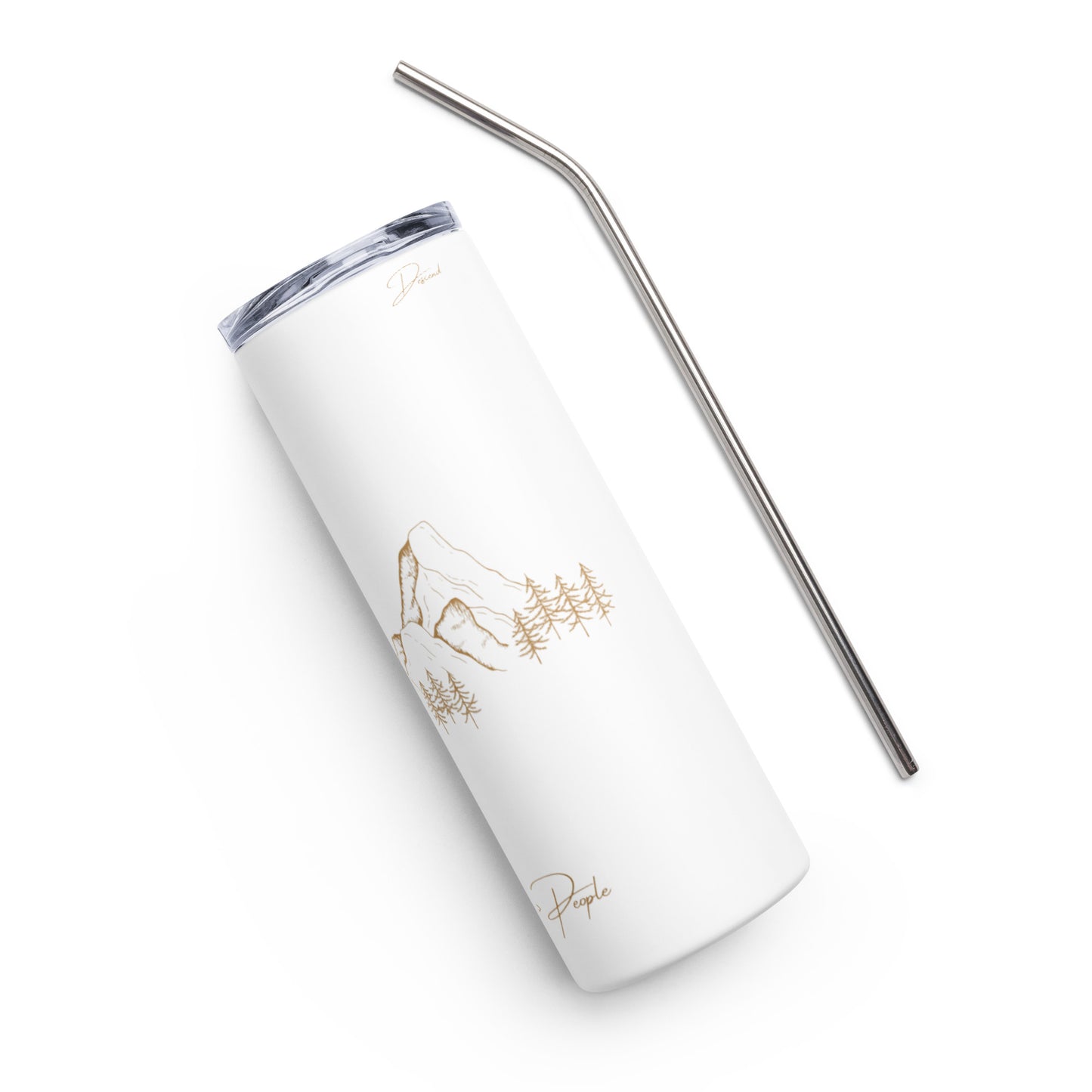 Stainless Steel Tumbler: Mountains > People "Classic"