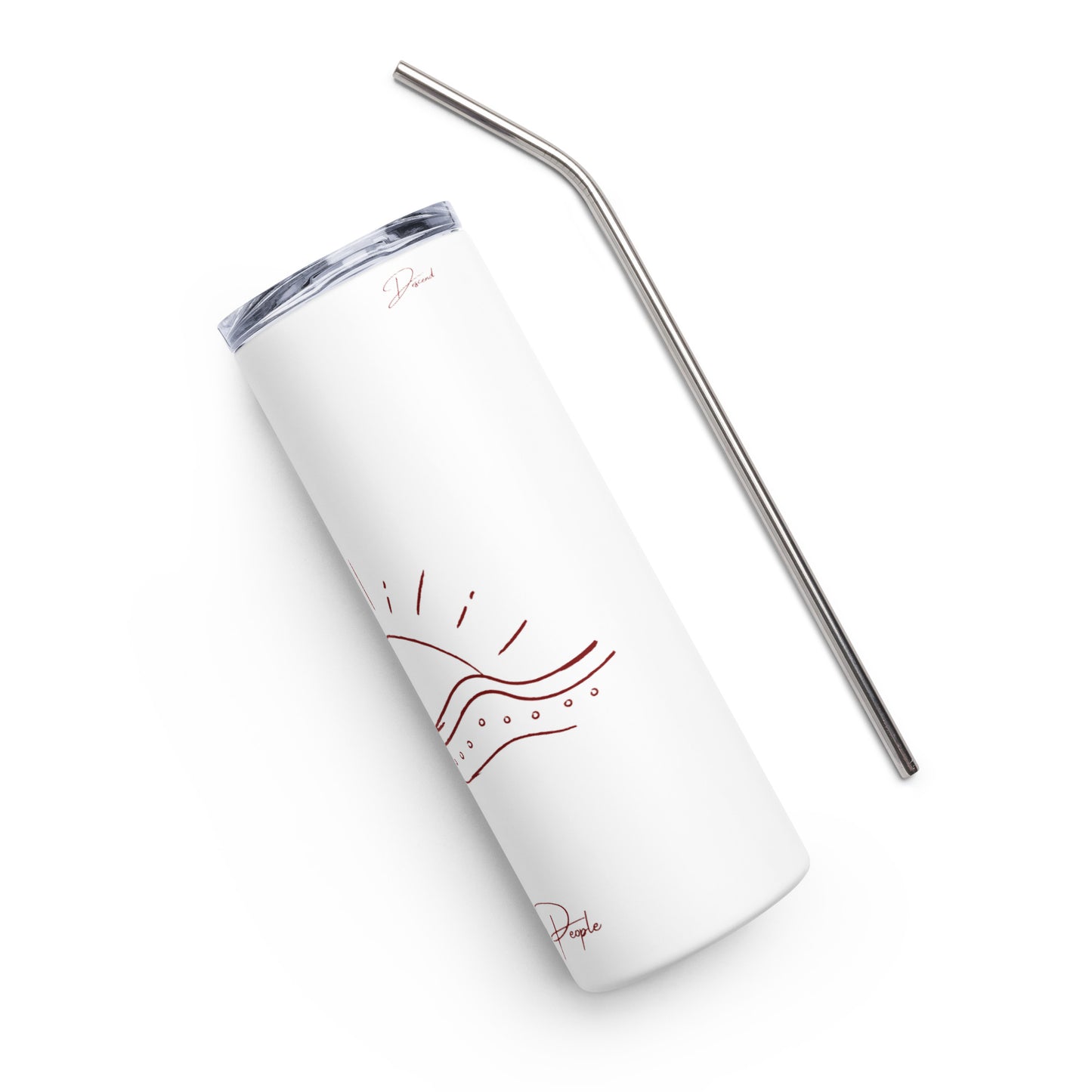 Stainless Steel Tumbler: Sunsets > People "Horizon"