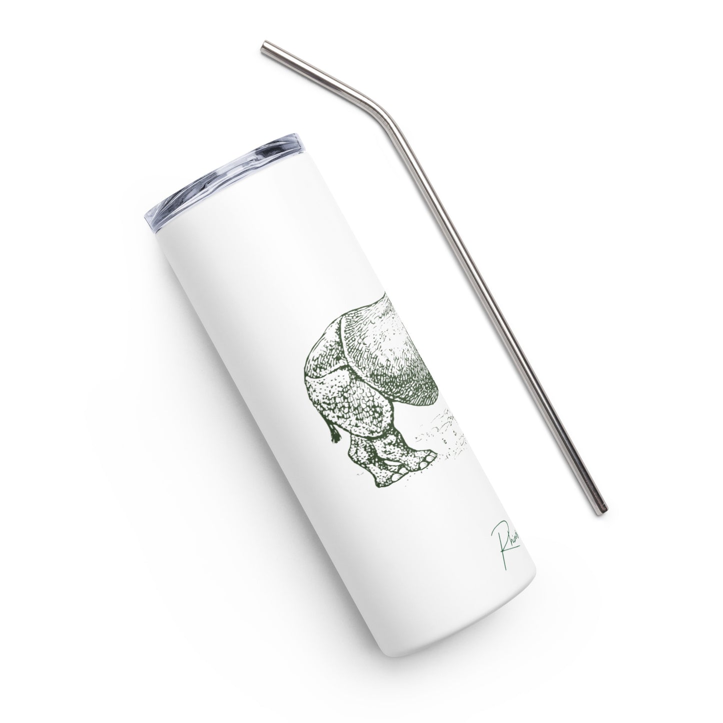 Stainless Steel Tumbler: Rhinos > People