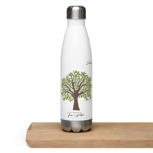 Stainless Steel Water Bottle: Trees > People