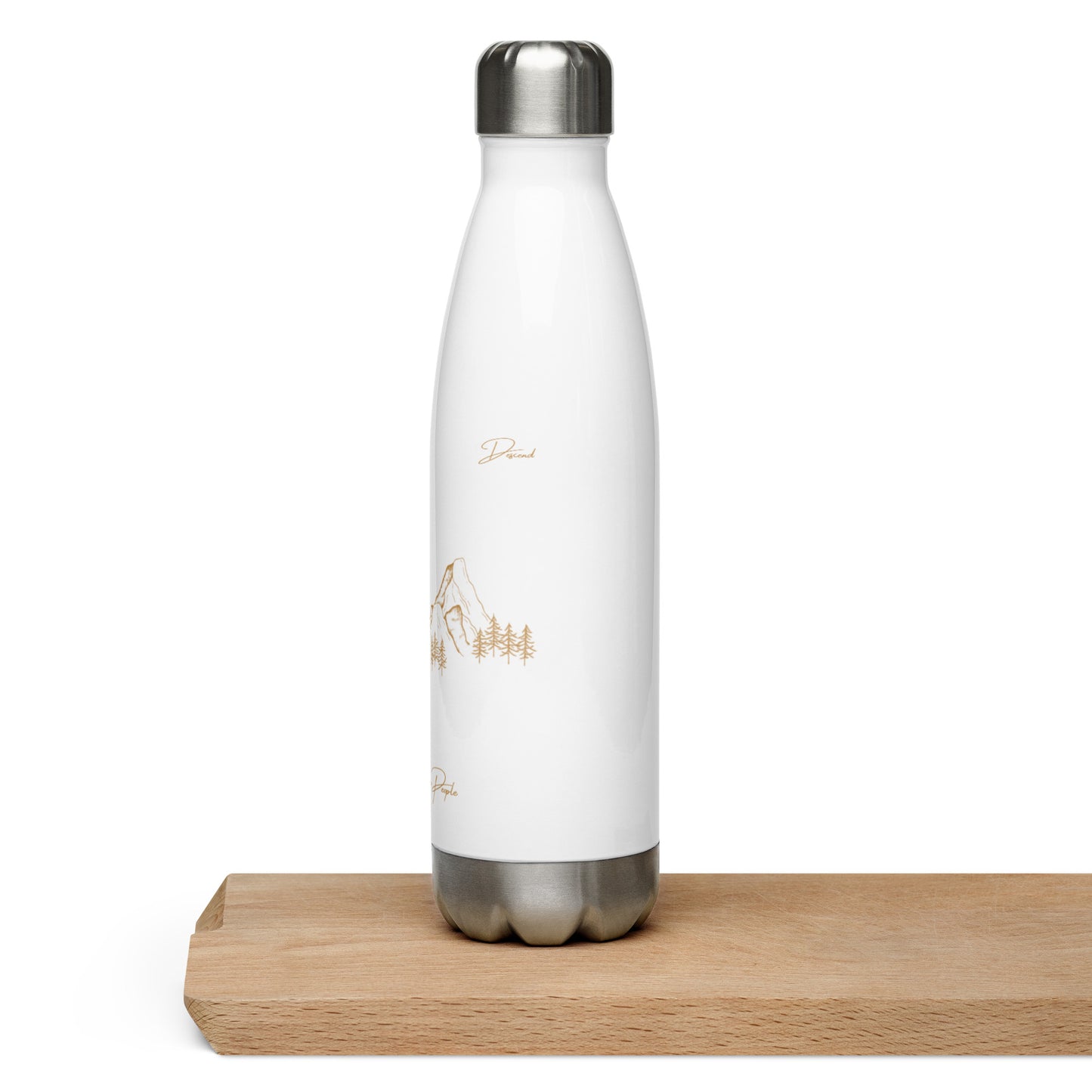 Stainless Steel Water Bottle: Mountains > People "Classic"