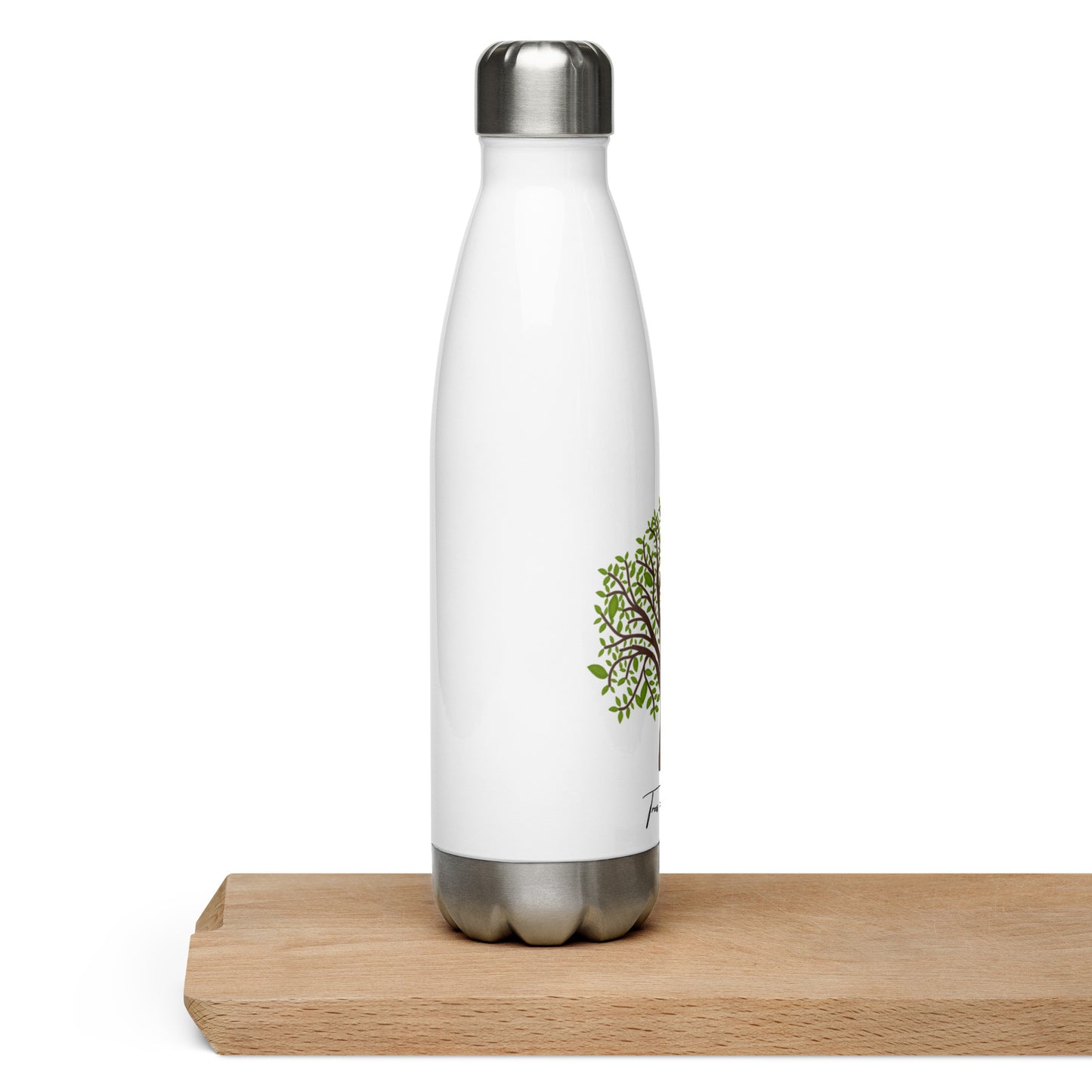 Stainless Steel Water Bottle: Trees > People